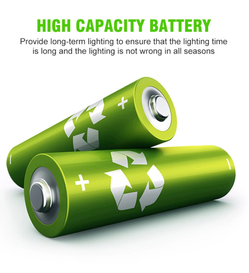 新款太阳能户外照明路灯LED人体感应庭露天灯详情9