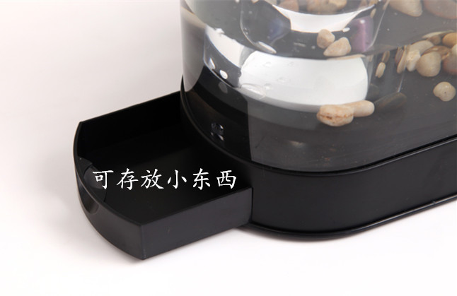 Creative desktop aquarium USB mini small ecological ornamental Golden Dragon fish acrylic fish tank manufacturer wholesale pic 16