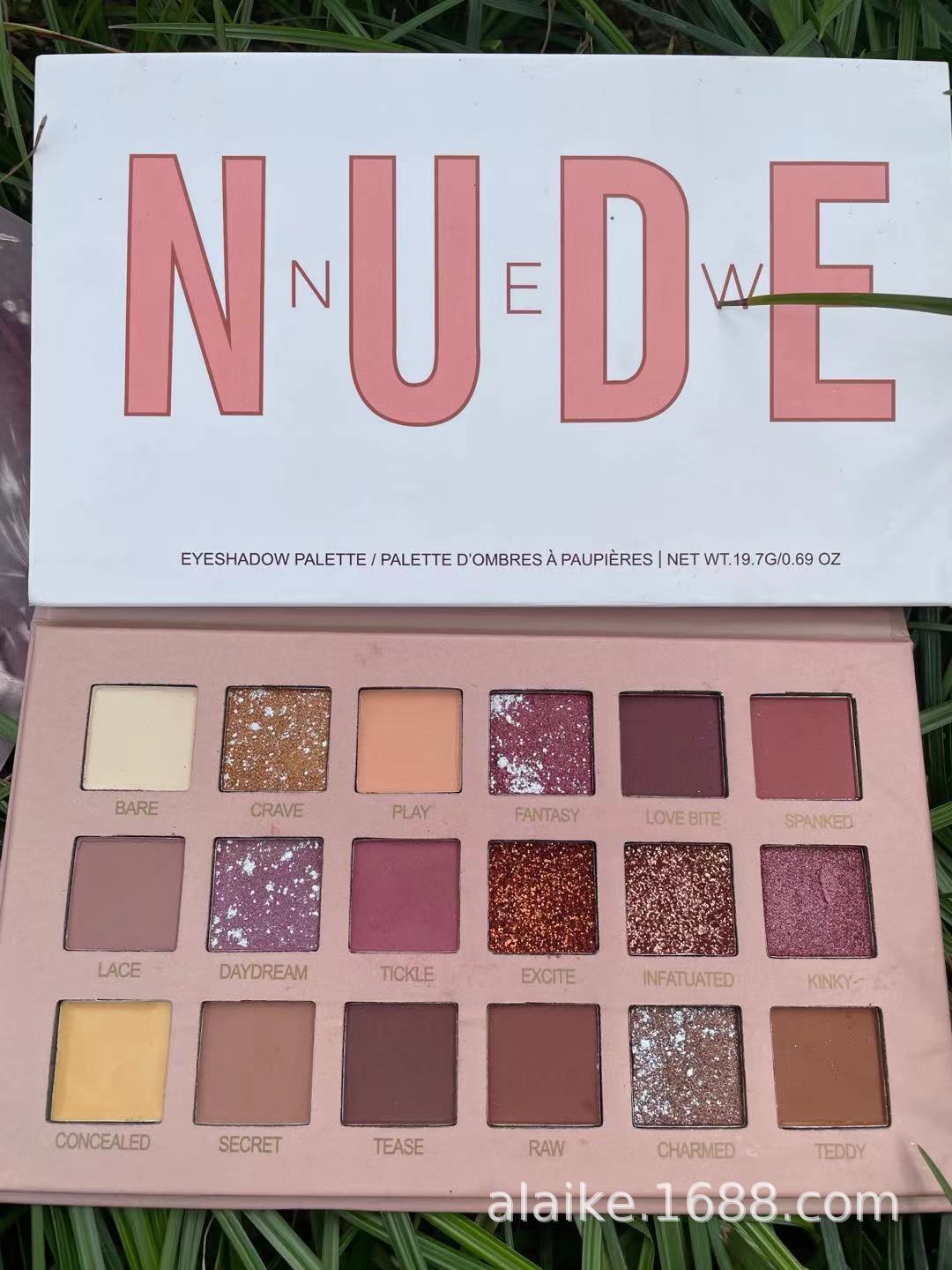 New foreign trade cross-border version without logo, 18-color desert rose eye plate, pearl pumpkin color, earth tone without smudging pic 2