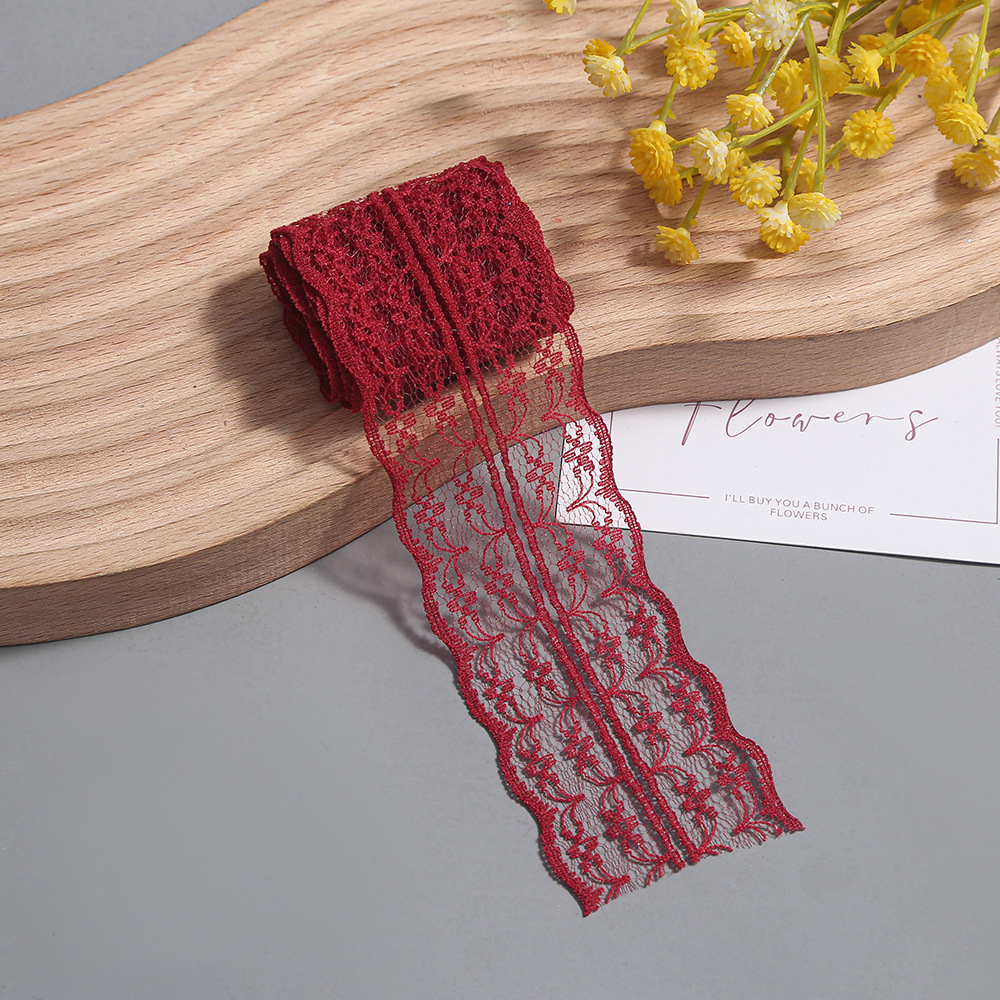 133-2A in-stock color non-elastic lace trim handicrafts, doll clothing, scarves, sleeves, accessories, DIY clothing pic 57