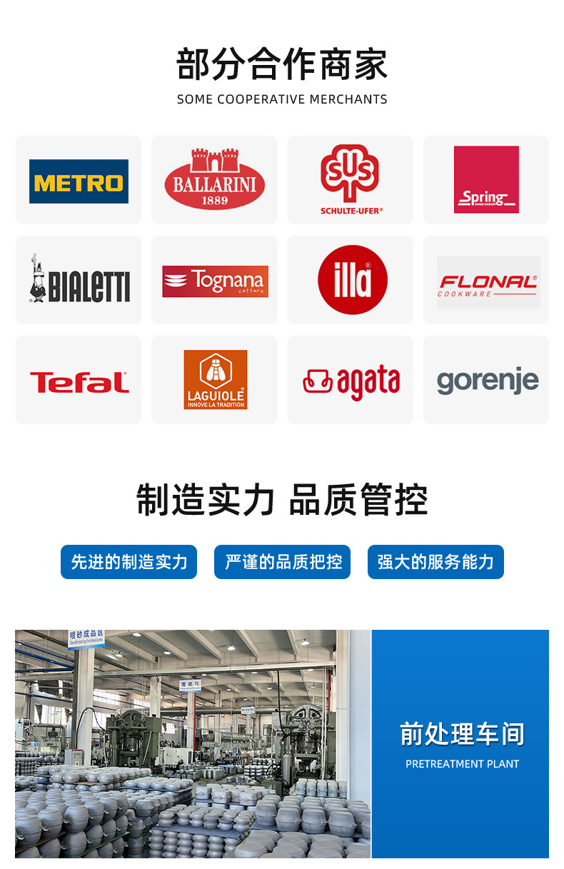 外贸款家用炒锅加厚双耳炖煮锅多功能养生煲汤锅带盖礼品套装锅详情2