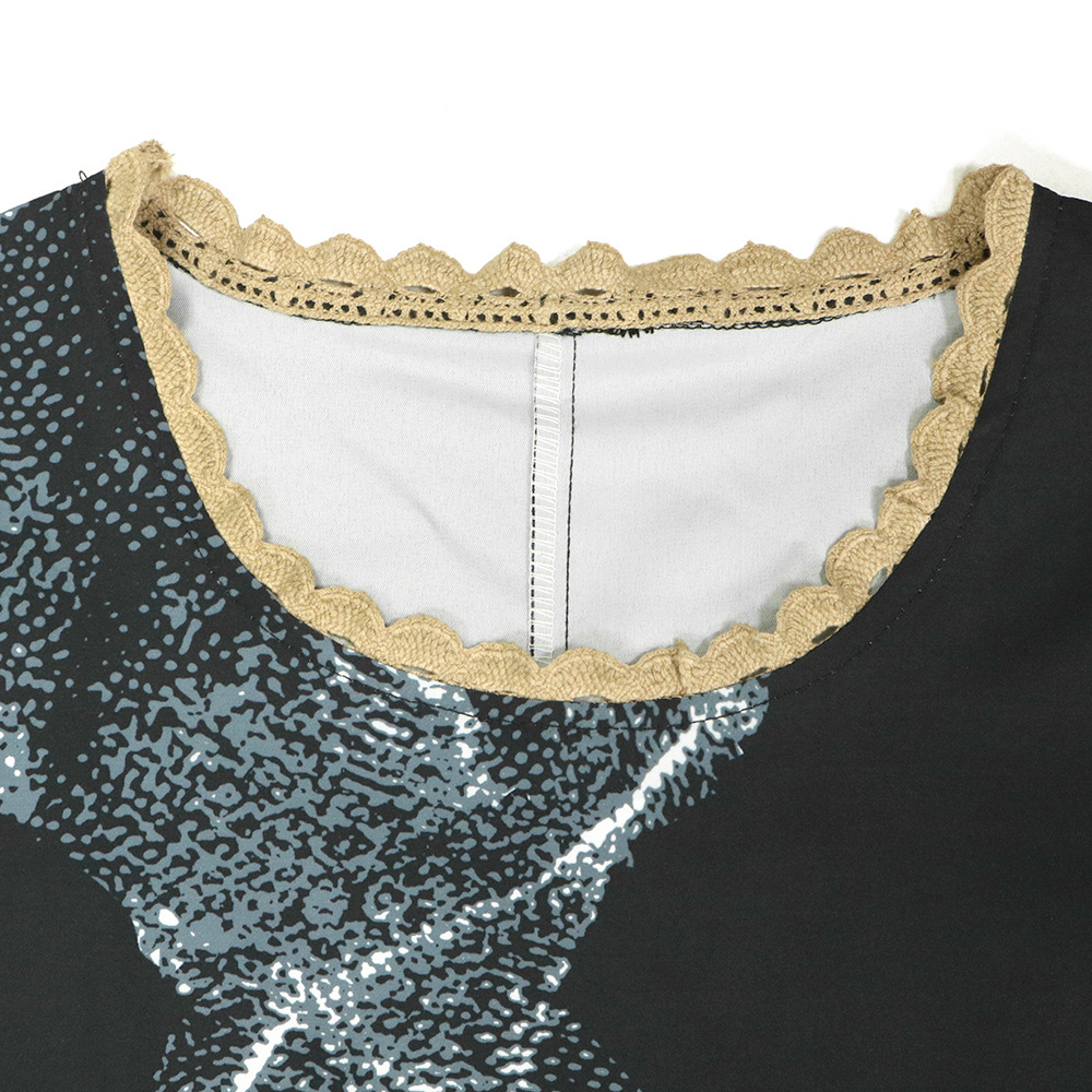 XQY500263 Cross-border Middle East Muslim Robe Dubai Arab printed Robe Dress with belt pic 25