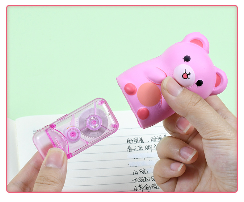 Weibo Stationery Wholesale, creative new cartoon, cute, modern and beautiful student products, stress-relieving correction tape pic 8