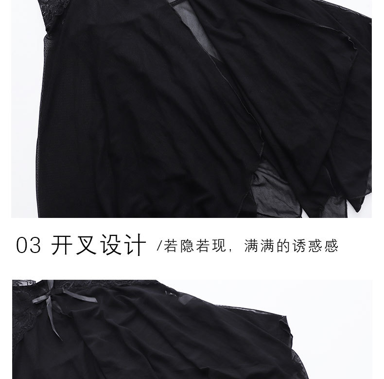 网纱透视诱惑睡衣欧美法国外贸情趣内衣性感吊带睡裙套装成人用品  GASZ-情趣内衣8468详情24