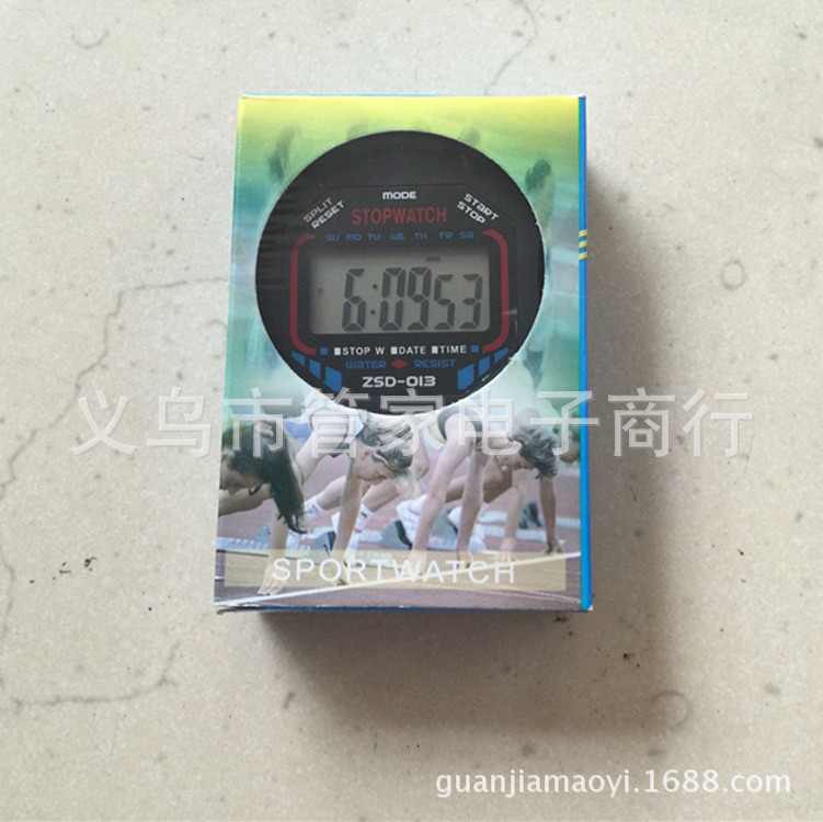 Electronic stopwatch ZSD-013/XL-013 running race timer, multi-functional electronic seconds for sports pic 11