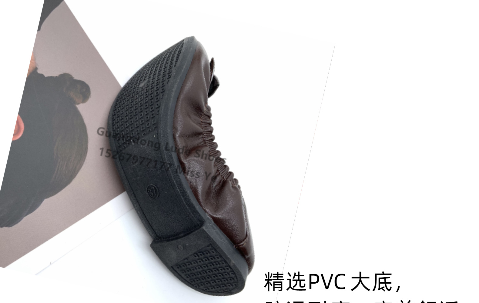 新款春夏季女士休闲单鞋广州女鞋工艺鞋蝴蝶结休闲舒适百搭蛋卷鞋详情9