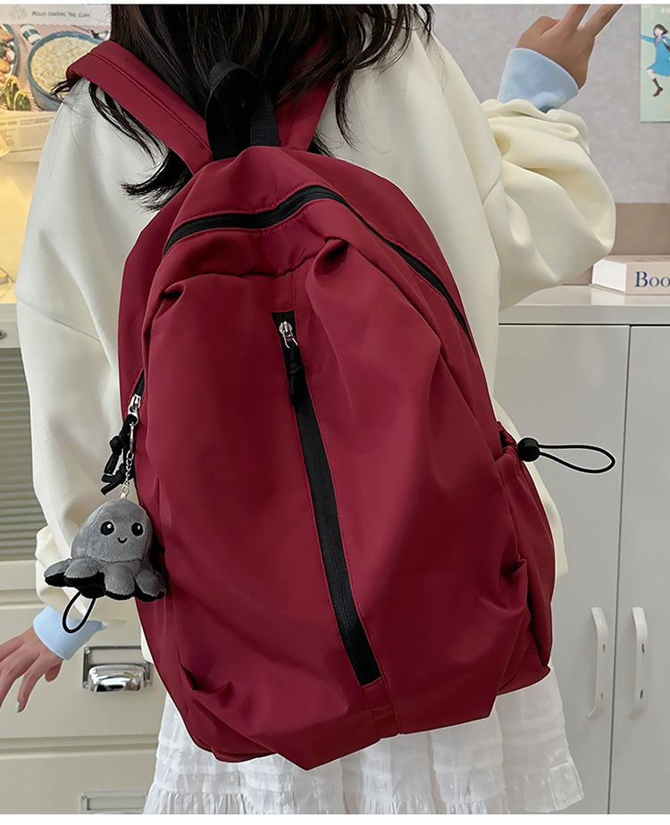 双肩包男轻量化徒步登山包高中学生外出旅游书包休闲轻便小背包女详情10