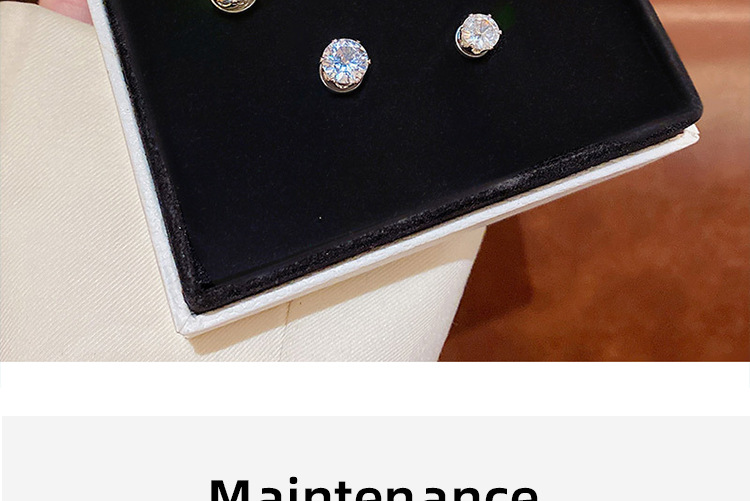 超闪锆石无耳洞磁吸耳饰高级气质耳蜗钉爆闪耳骨夹镶钻吸铁石耳钉详情22