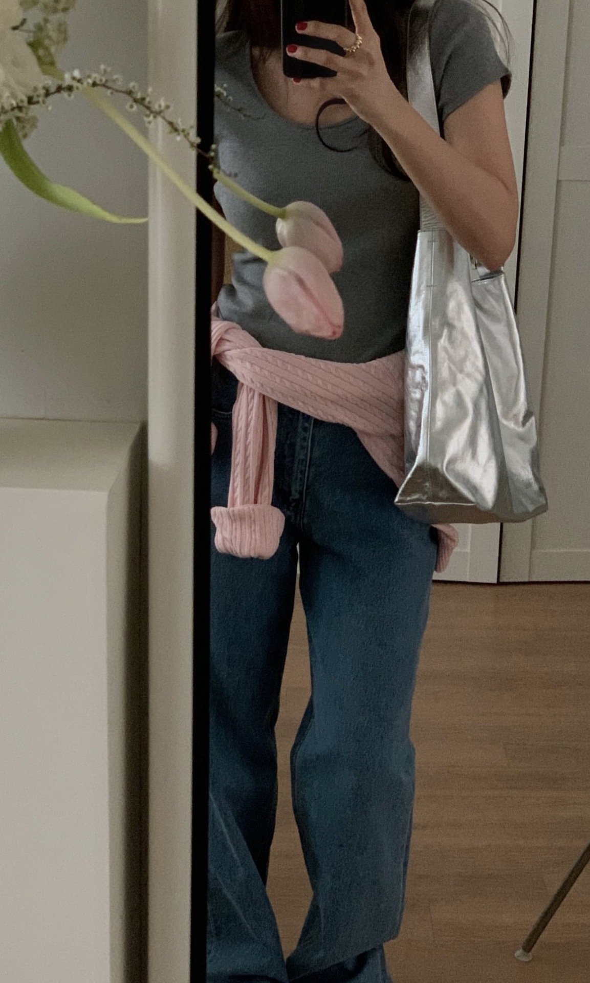 Solid color basic round-neck fitted short-sleeved T-shirt for women, Korean-style Dongdaemun ins simple and casual base layer g*d pic 26