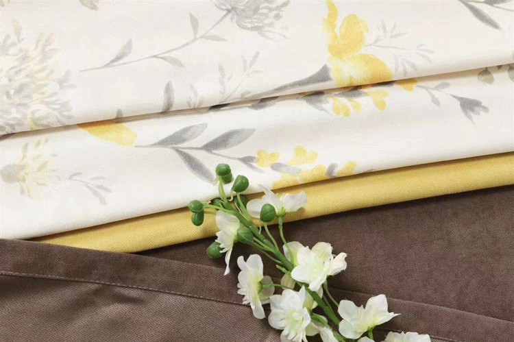 A fresh and light-blocking bedroom with a combination of Sephunni curtain fabric and printed country flowers pic 8