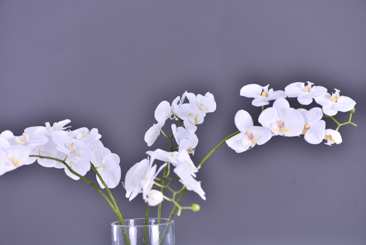 Factory supply of simulated Phalaenopsis, modern, simple and light luxury decoration, artificial flower touch, Phalaenopsis hand-painted soft decoration ornaments pic 18