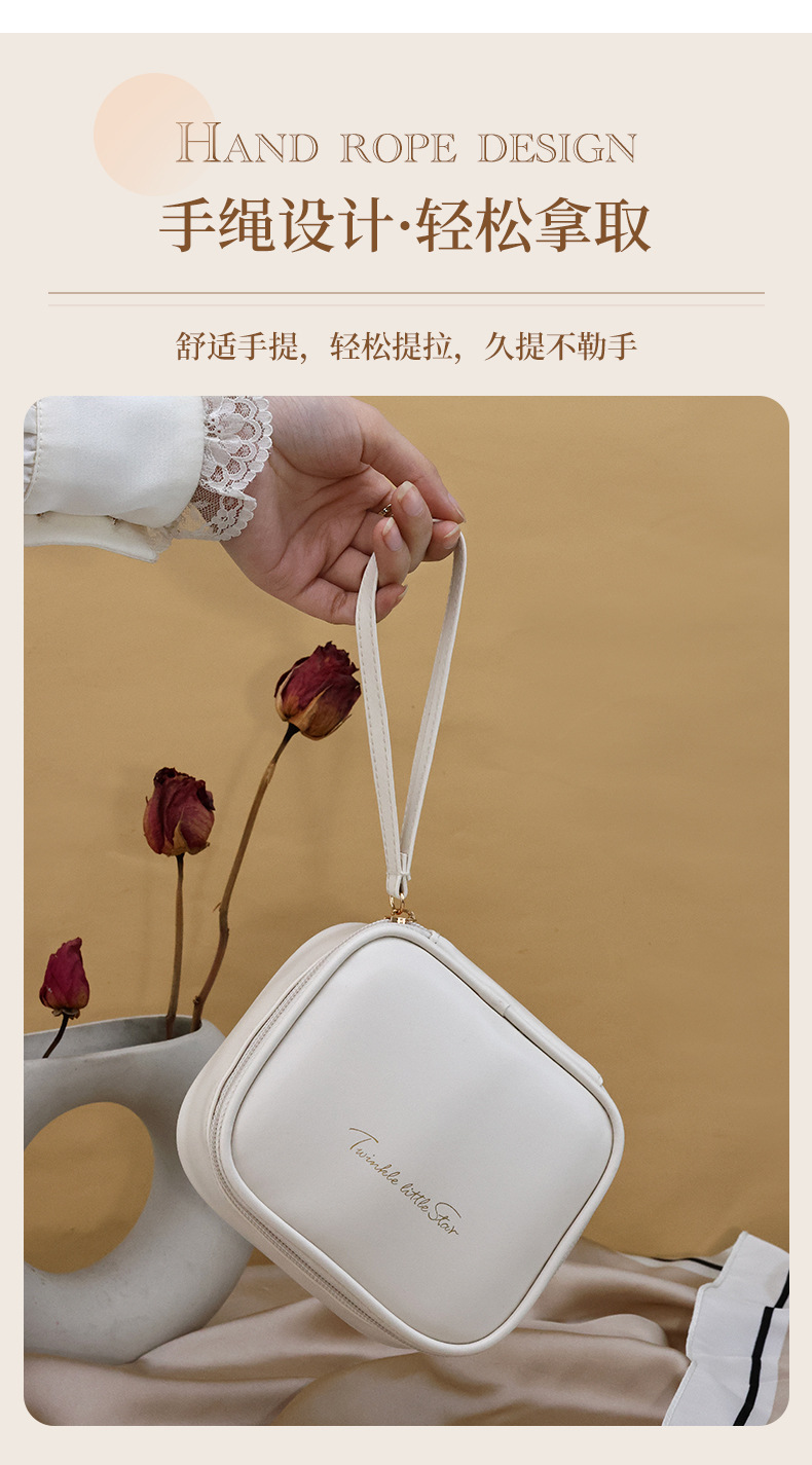 PU便携奶油口红包 随身携带化妆包 学生专用小号收纳包 姨妈巾月事包整理收纳 其他分类化妆品整理包详情11