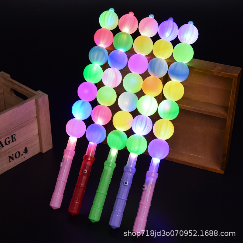 The new type of illuminated gourd sword cheering toy is selling well at the street stall and night market. The illuminated toy manufacturer offers wholesale atmosphere illuminated sticks and flashing sugar-coated haws string toys pic 5