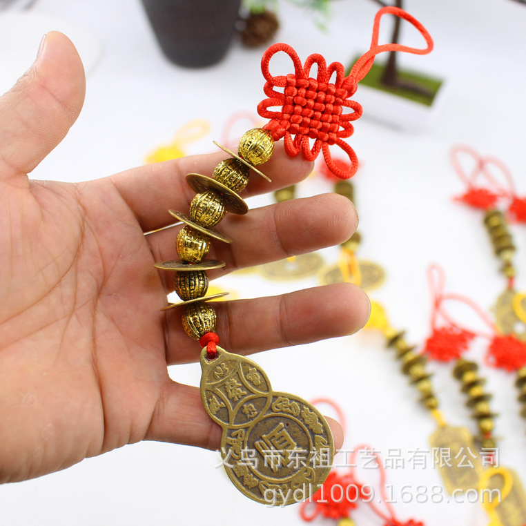 Genuine copper coins, Arhat beads, Five Emperors coins, copper coins, woven Five Emperors coins, pendants, copper coin craftsmanship, hanging signs, and Eight Trigrams plate manufacturers pic 24