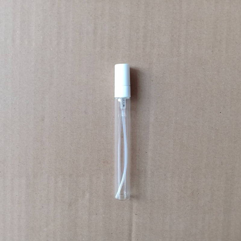 Available in stock: 2ml, 3ml, 5ml, 10ml black and white spray perfume samples, glass portioned spray empty bottles, pulled tube bottles pic 11