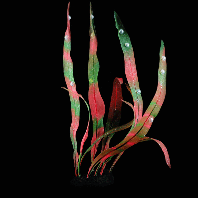 Aquarium fish tank landscape decoration Silicone simulation soft coral - kelp M25cm/S18cm pic 29