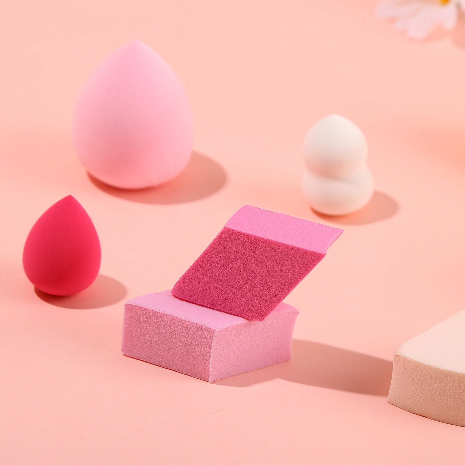 厂家供应多规格干湿两用粉扑乳胶粉扑彩妆工具美妆工具气垫粉扑详情4