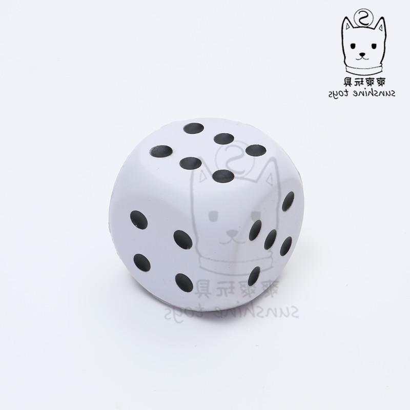 Cross-border factory soft solid dice, pu foam sponge balls, rounded corner squares, large color pieces promotional game handicrafts pic 16
