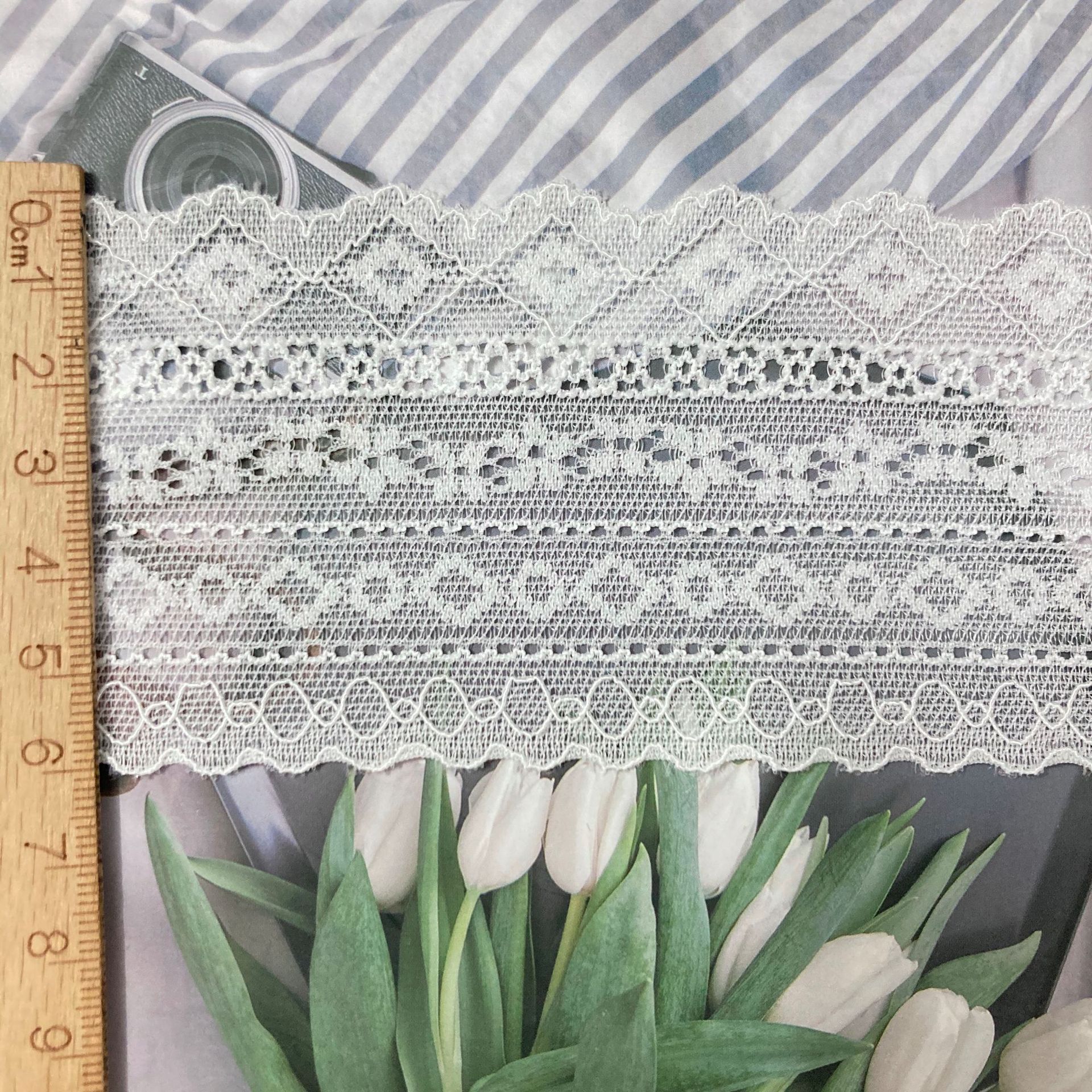 Custom elastic lace trim manufacturer wholesale lace ethnic style lace trim straps diy accessories small lace edges pic 11
