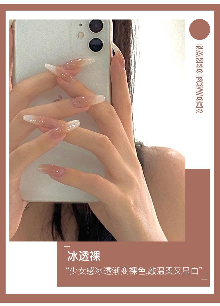 Wholesale of Baoshiman Nail Polish Gel 2022 New Model, a popular color-penetrating nail therapy glue for nail salons pic 20