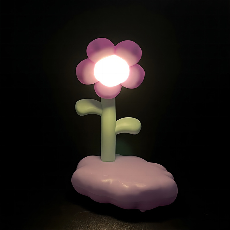 DIY手工小夜灯工玩具装饰台灯甜美可爱云朵太阳花发光玩具儿童手详情7