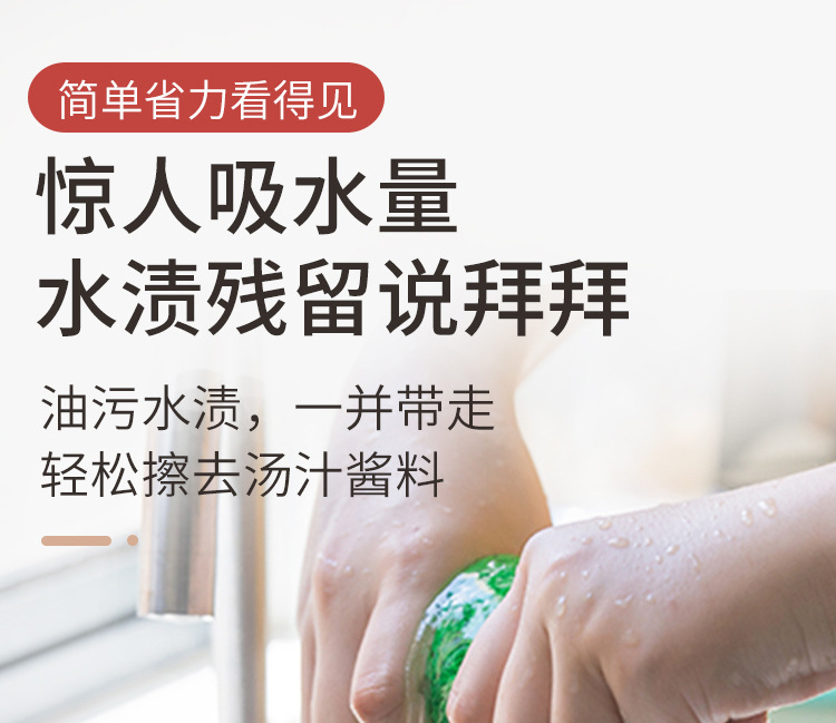 Factory direct sales of double-layer thickened coral fleece floor cleaning cloths, scouring pads, water-absorbing kitchen cleaning cloths, and dishwashing cloths pic 11