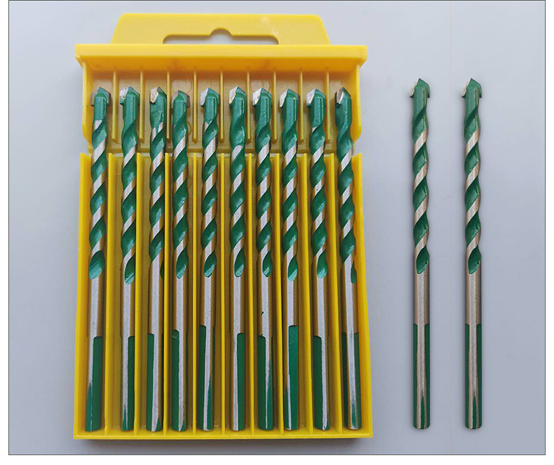 Tile, glass, ceramic cross drill bit, Bawang drill, marble, multi-functional hard alloy twist triangle drill pic 16