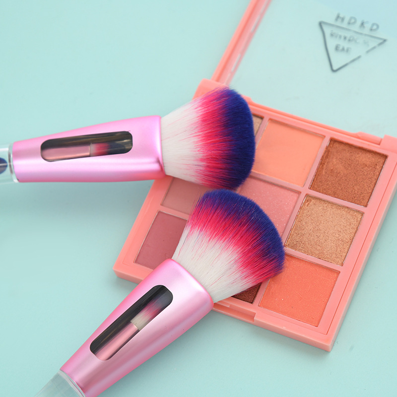 Multi-functional five-in-one single brush, splicing brush, bevel blush brush, shadow brush, eyeshadow brush, lip brush, soft fiber bristles pic 1