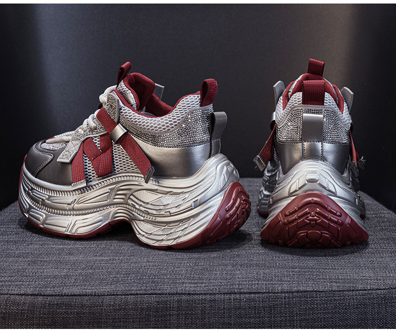 厚底网红时尚老爹鞋女2025新款休闲百搭内增高轻便小个子运动潮鞋详情48