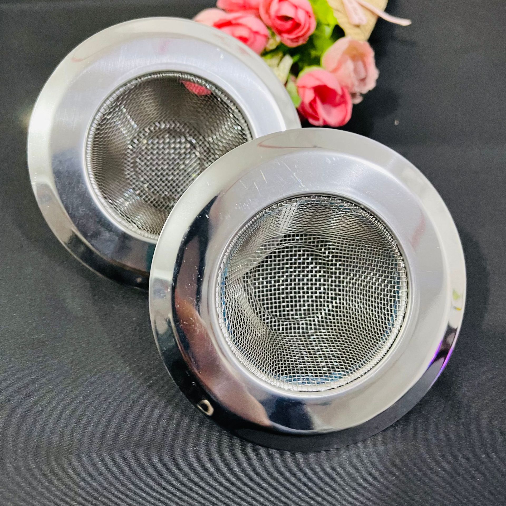 9 cm large stainless steel floor drain, sink, sink screen, sink, kitchen waste filter screen, sink anti-clogging pic 5