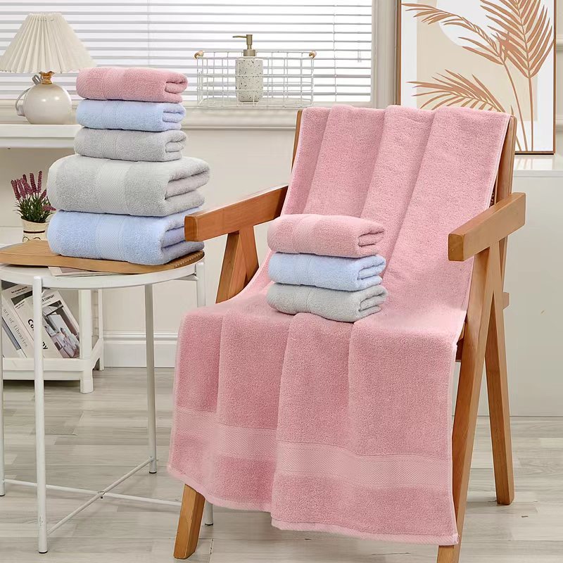 Pure cotton face towel, all-cotton Class a absorbent and non-shedding bath towel, Gaoyang wholesale towel, customized LOGO pic 12