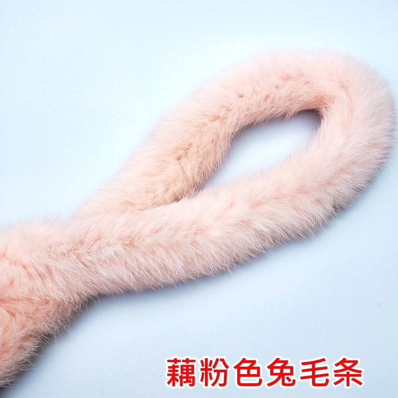 Wholesale of rabbit fur, wool strips, wool edge strips, sandwich strips, lace, winter fur, wool edge Hanfu, capes and other fur clothing accessories pic 21
