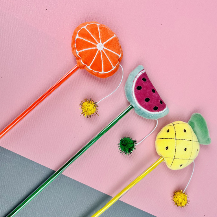 The fruit series cat toy sticks and cat toys contain catnip, an interactive pet product for cats to chew and enjoy themselves pic 37