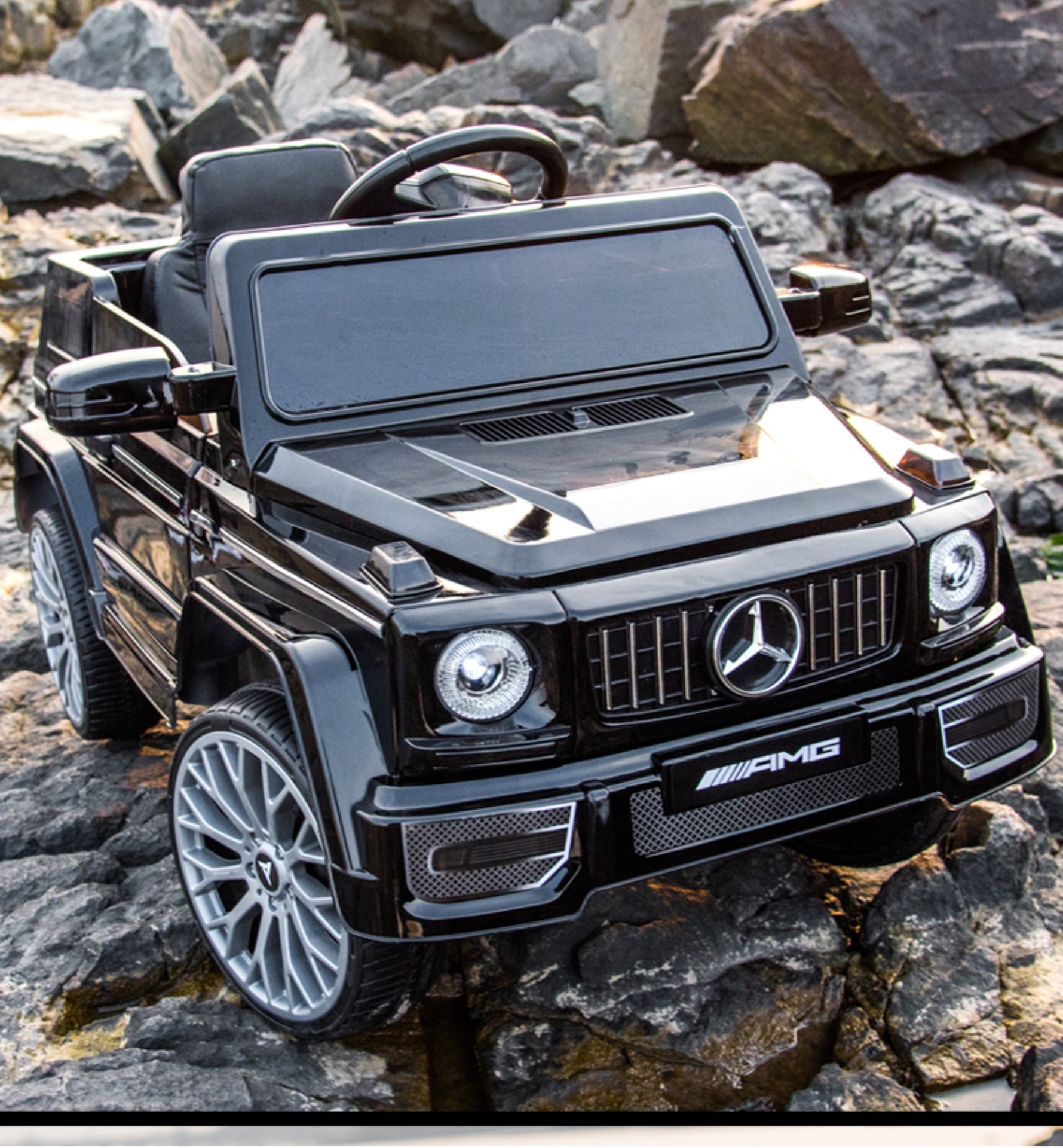 儿童电动车大g四轮可坐人宝宝遥控玩具车男女孩周岁礼物越野汽车详情6