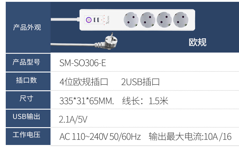 Tuya wifi Smart Socket Zigbee3.0 Timed Power Strip, American, European, British, Australian, Japanese, Spanish and European standard smart power strip pic 8