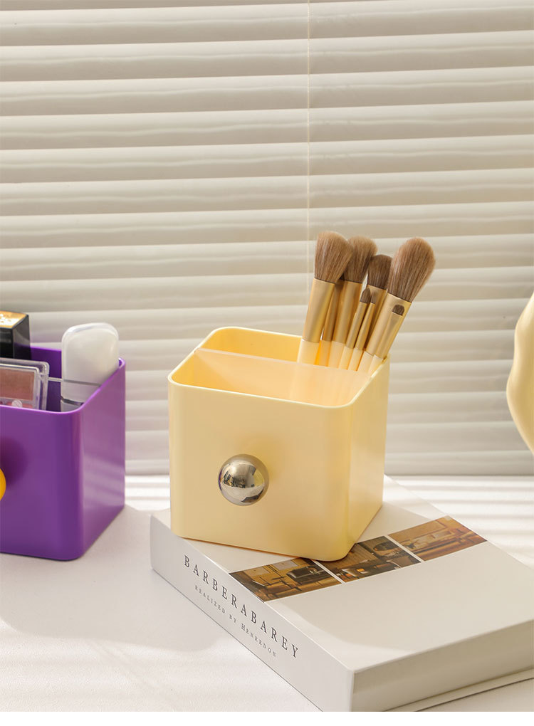 Minimalist style office stationery pen holder, office student desktop oil painting brush stationery storage and organization pen holder pic 8