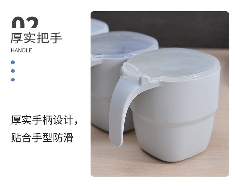 The S28-5876 is designed with detachable compartments. It is available in three or four compartments for home kitchens and comes in a four-color wall-mounted seasoning box pic 12