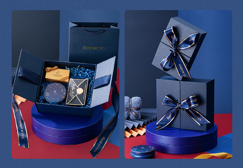 In-stock gift boxes, lipstick, cosmetics, perfume packaging boxes, double-door gift boxes, birthday gift boxes pic 12