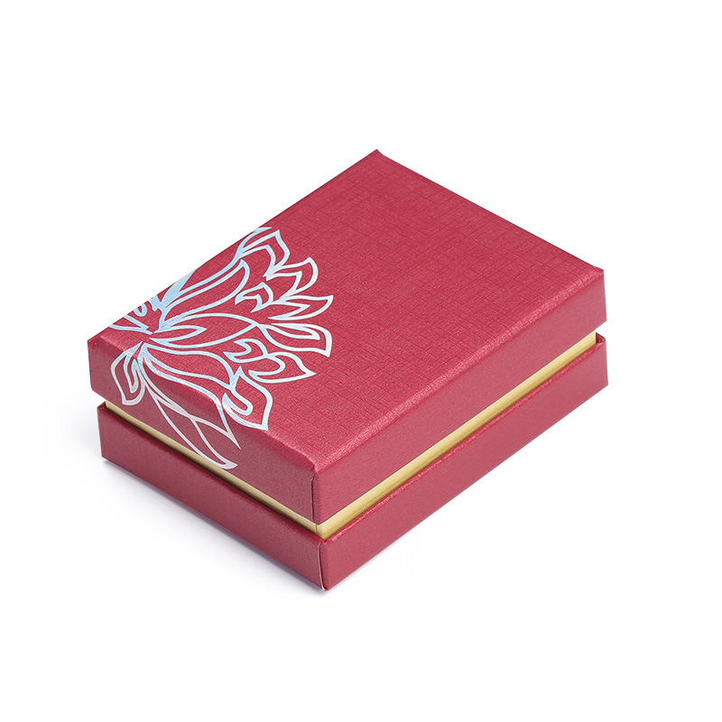 Red lotus packaging box, gift box, bracelet, handle, earrings, necklace, ring, universal gift box pic 4