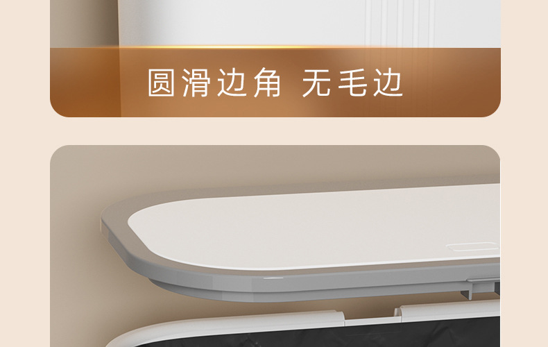 大号卫生间垃圾桶家用厕所用厨房带盖高颜值按压式加厚厕所垃圾桶详情33