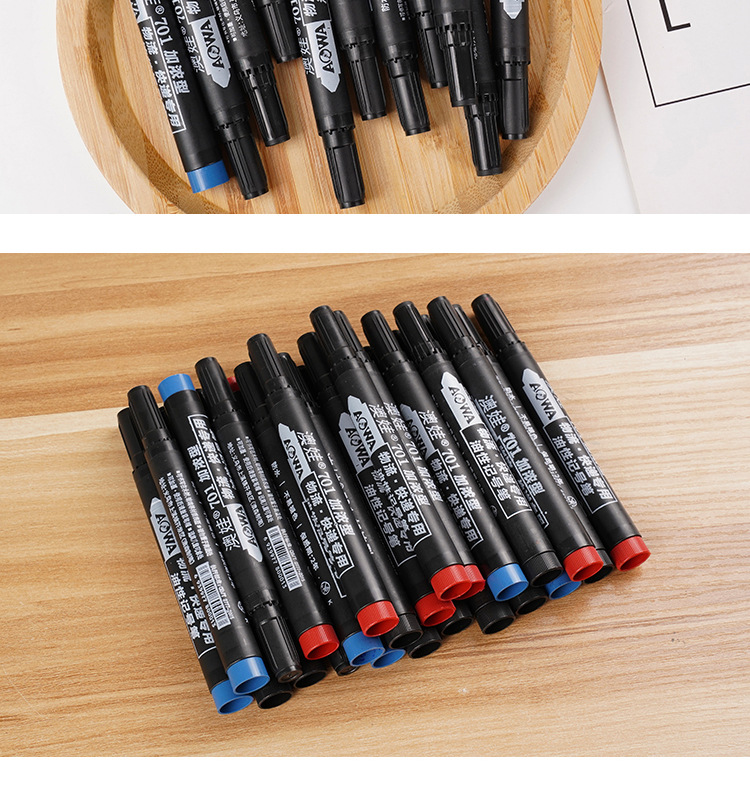 701加浓型油性大头记号笔不掉色不可擦大容量油性笔厂家直销批发详情12