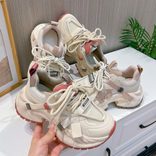 新款头层猪皮内里板鞋2025春季厚底休闲时尚女鞋ins风银色小白鞋详情58