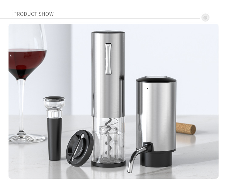 Direct sales of electric wine bottle openers made of food-grade aluminum alloy from the manufacturer pic 24