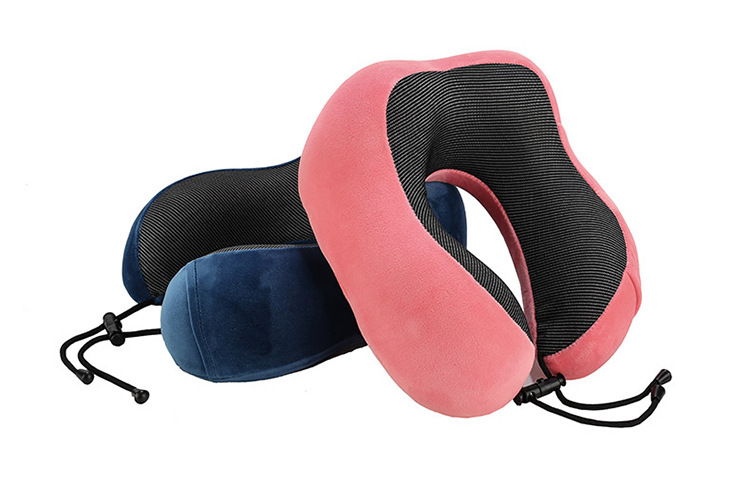厂家u型枕 记忆棉颈枕护颈枕 U形脖枕旅行枕颈椎枕飞机记忆枕详情1