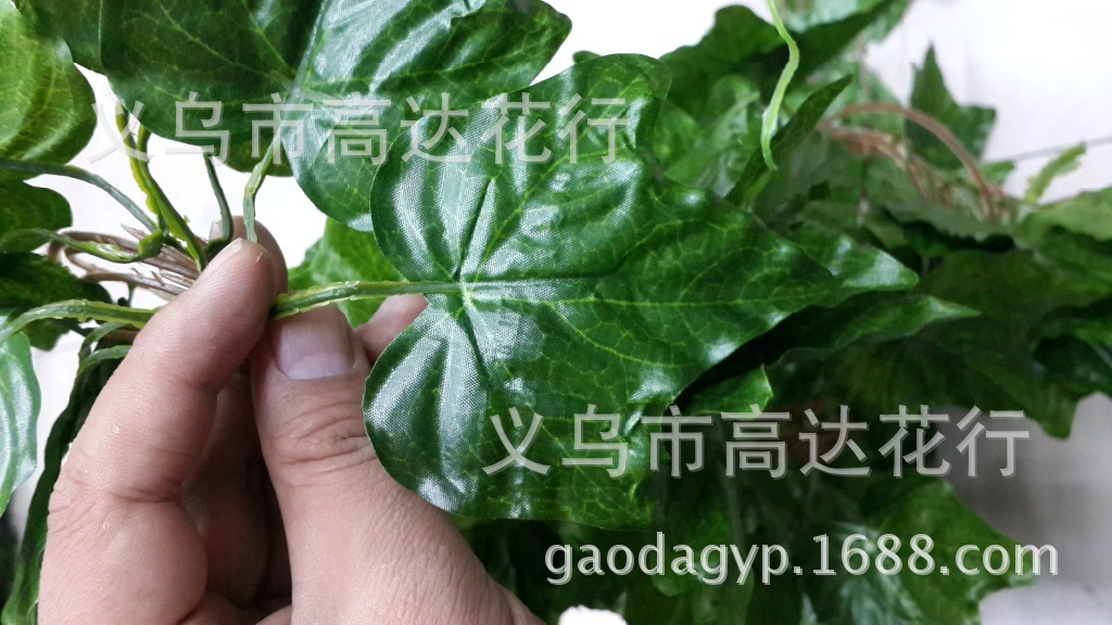 Artificial climbing ivy, artificial flower vine, artificial flower vine, wall-hanging plants, artificial sweet potato leaves pic 9