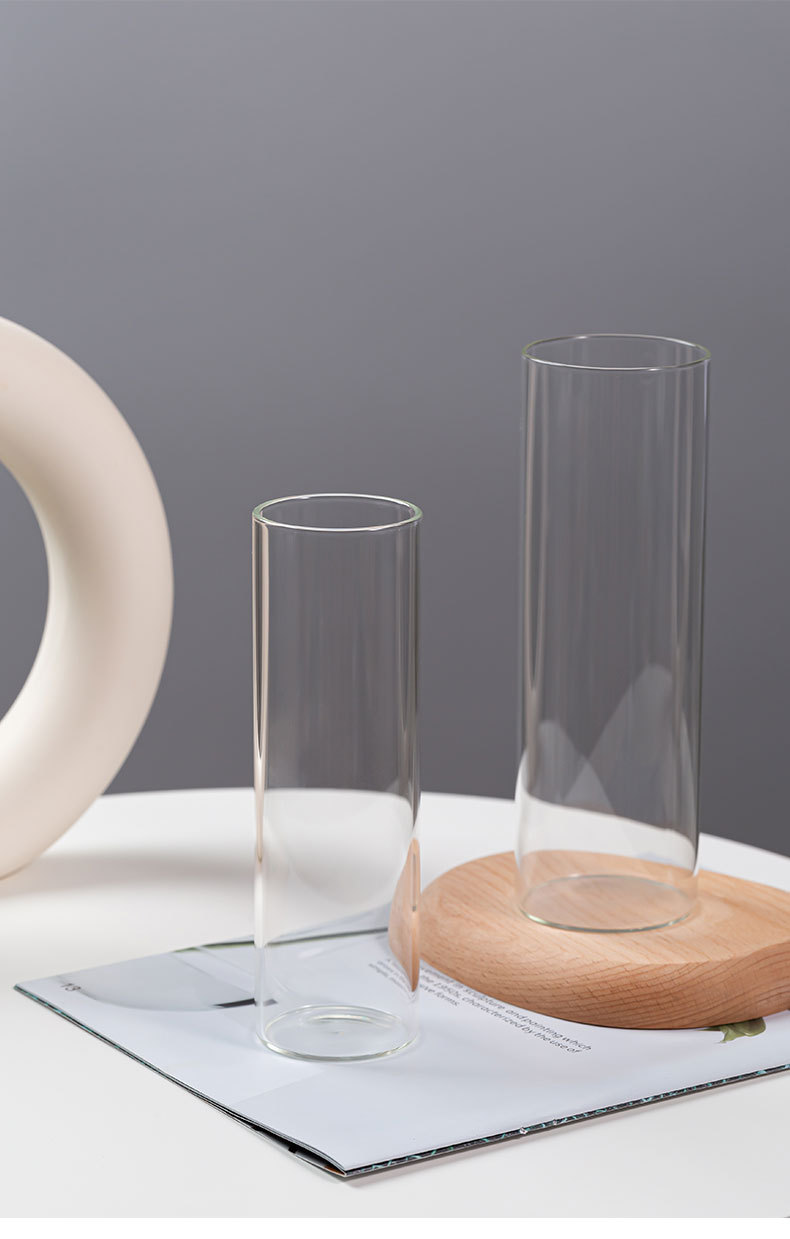 直筒柯林杯耐热玻璃杯网红餐厅长饮杯鸡尾酒杯果汁杯子加长水杯详情2