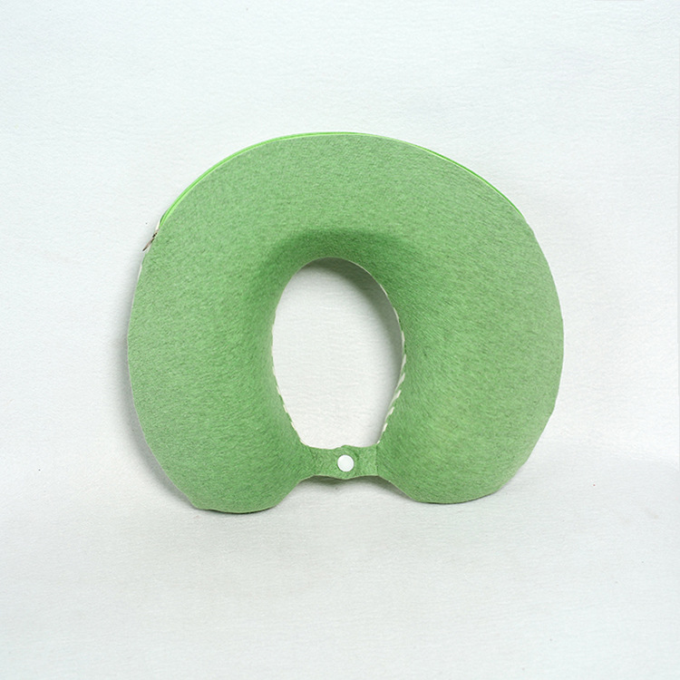 Wholesale of striped buckle U-shaped pillows, memory foam nap pillows, slow rebound sleep pillows, cervical spine protection U-shaped travel pillows pic 14