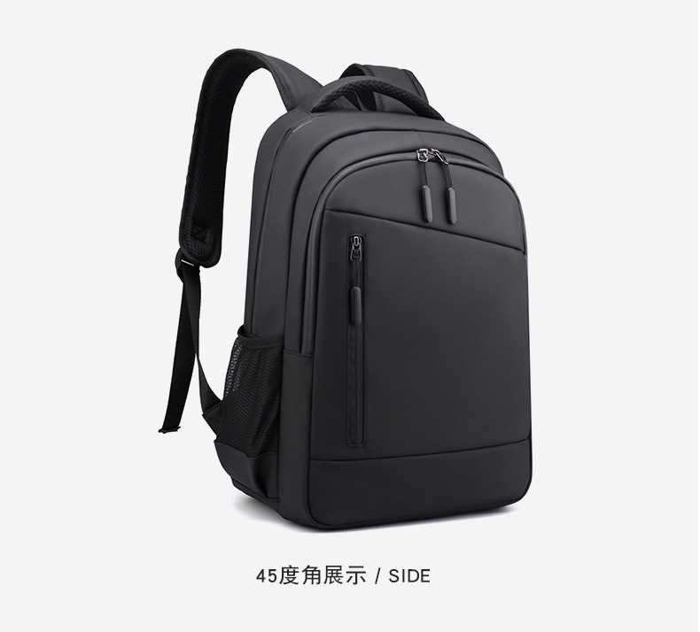 跨境商务双肩包印刷logo干湿分离多功能简约休闲电脑双肩包书包详情19