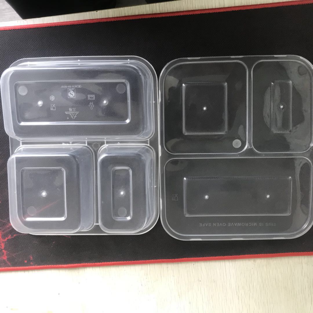 圆形1000ml一次性餐盒饭盒外卖打包盒PP塑料餐盒加厚长方盒圆汤碗详情11