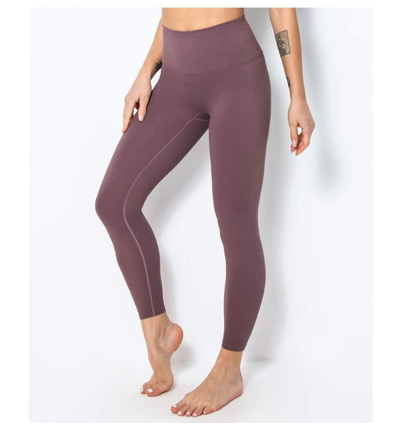 lulu瑜伽裤磨毛高腰提臀女夏外穿紧身运动跑步蜜桃臀裸感健身裤秋详情50